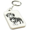 Dog and Cat 3D Printed Keychains, Decorative Zipper Pulls, Black