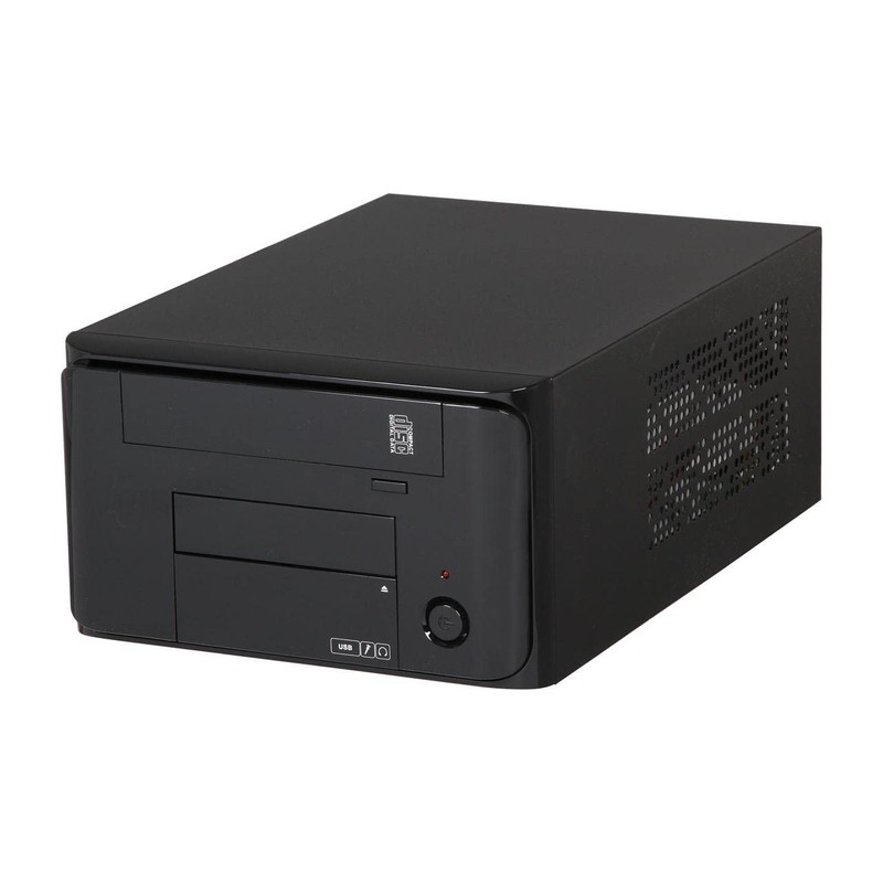 MI-008 Tower Black P4 Chassis with 250W Itx Psu+sata Power