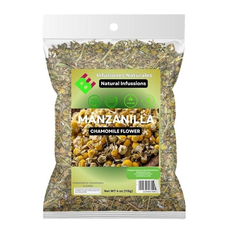 B-Experts CHAMOMILE FLOWER TEA 4 oz | TE FLOR DE