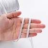 XKDOUS Elastic Band for Sewing, 1/4 Inch 40 Yards White