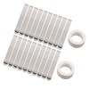 20pcs Stainless Steel Hemming Clips with 2pcs Diagonal Seam Tapes