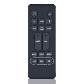 Home Theater Soundbar Remote Control RC-1236 for Denon DHT-S216H DHTS216H DHT-S517 DTH-S316 DHT-S216 DHTS216 Home Theater Soundbar Remote Control