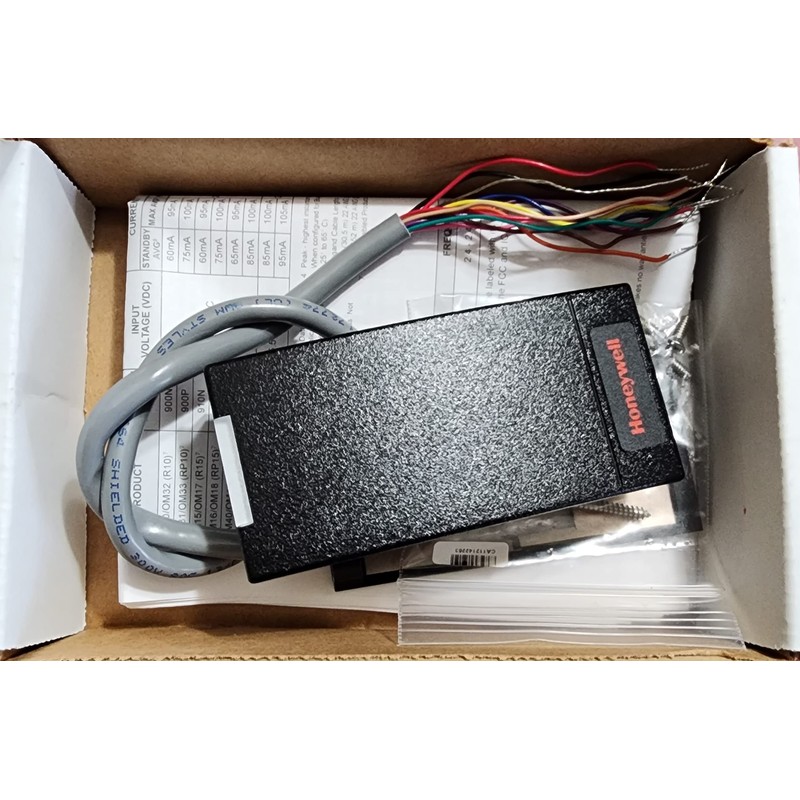 Honeywell OM33BHOND OmniClass 2.0 Multi-Tech Mobile-Ready Bluetooth Mini-Mullion Reader, Pigtail