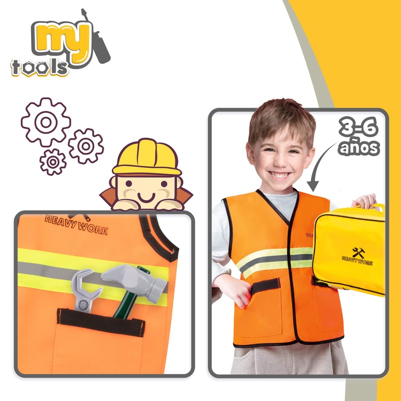 COLORBABY 49957 My Tools Set Engineer C/Maletin and Tools