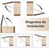 6 Piezas Soporte de Elevaci?n de Puntales de Gas Hidr?ulico