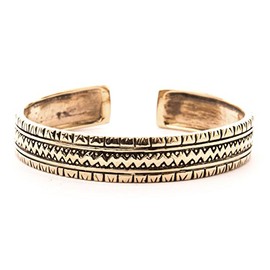 Windalf Thorsson Viking bangle, diameter 6.2 cm, Bohemia bracelet, vintage bronze bangle, high-quality bronze, Fabric