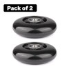 WHEELGOO 2-Pack PU Luggage Suitcase Replacement Wheels Repair Kit w/ABEC-7