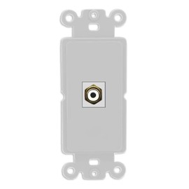 RiteAV RCA-WHITE Wall Plate Rocker Module [Gray]