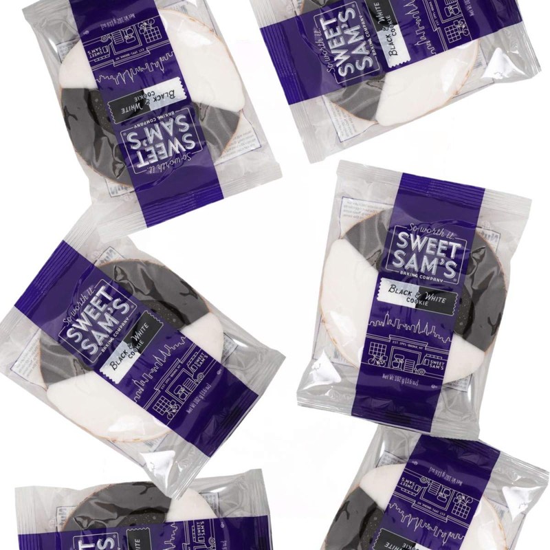 Black and White Cookies From New York Individually Wrapped, 12