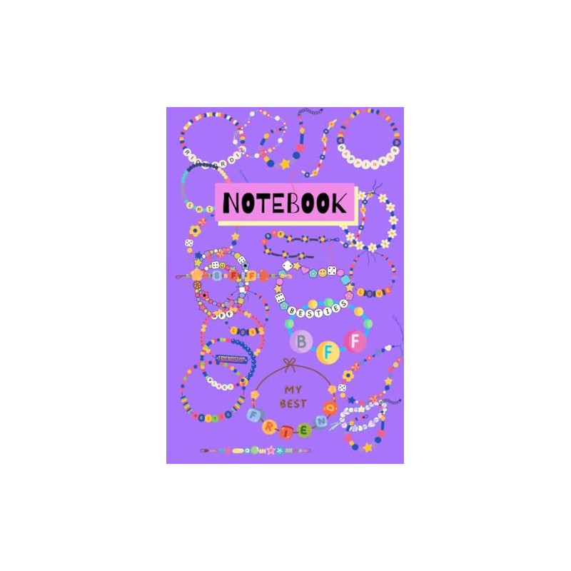 Notebook: Cool Friendship Themed Journal, 120 pages, Ideal for Best