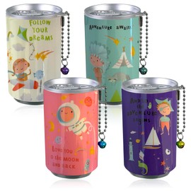 G4GADGET 4 Pack Can Tissue Wipes – Compact and Absorbent Facial Tissues for Car, Travel, Home, and Office – Portable Canister Tissues for Daily Convenience and Hygiene