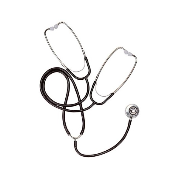 Labtron Teaching Stethoscope, Black, Student and Medical Assistant Accessories, 540