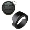 Lens Hood for EW-60F & 55mm Lens Cap for Canon