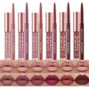 Skynest Lip Liner and Lipstick Makeup Set 6 Velvety Matte