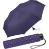 Super MINI Flash Manual Women's Pocket Umbrella Dots, Deep Purple,