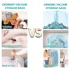 CLEVHOM Hanging Vacuum Storage Bags, 6 Pack Vacuum Sealed Bags