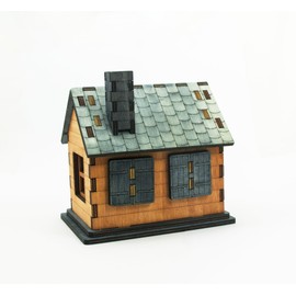 The House Wooden Puzzle Set, Secret Box with QR Code, for 1-6 Players, Ages 6+