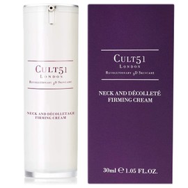 Cult51 Neck And Decollete Firming Cream - Intensely Hydrating Treatment - Prevents, Reduces Signs Of Aging And Sagging - Experience Glowing, Youthful Skin - Nourishing, Renewing Care - 1.05 Oz