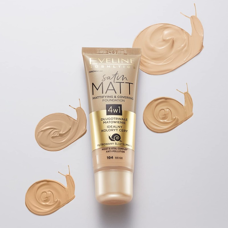Eveline Cosmetics Satin Matt Matting and Opaque Face Primer 30ml