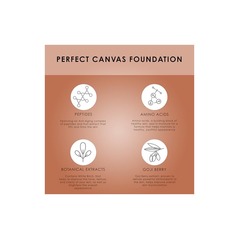Temptu Perfect Canvas Hydra Lock Airbrush Foundation Starter Set, Fair/Light
