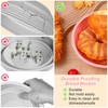 4 Pcs Silicone Bread Proofing Baskets Banneton, 9 Inch Collapsible
