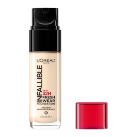L'Oreal Paris L'Oreal Paris Makeup Infallible Up to 32 Hour Fresh Wear Lightweight Foundation, 390 Rose Pearl, 1 Fl Oz, Packaging May Vary