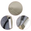 SecosAutoparts Perforated Tan Driver Side Replacement Bottom Microfiber Leather Seat