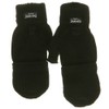 Wool Acrylic Glove Mitts - Black