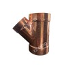 (1-Pk) EZ-FLUID 2" x 1-1/2" Copper DWV Tee-Wye Copper Pipe