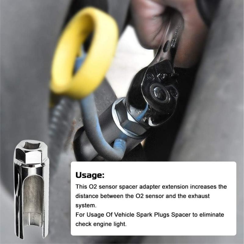 5PCS O2 Oxygen Sensor Socket Thread Chaser Set, 3/8" 1/2"