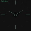 Presentime & Co Large Frameless DIY Wall Clock for Modern