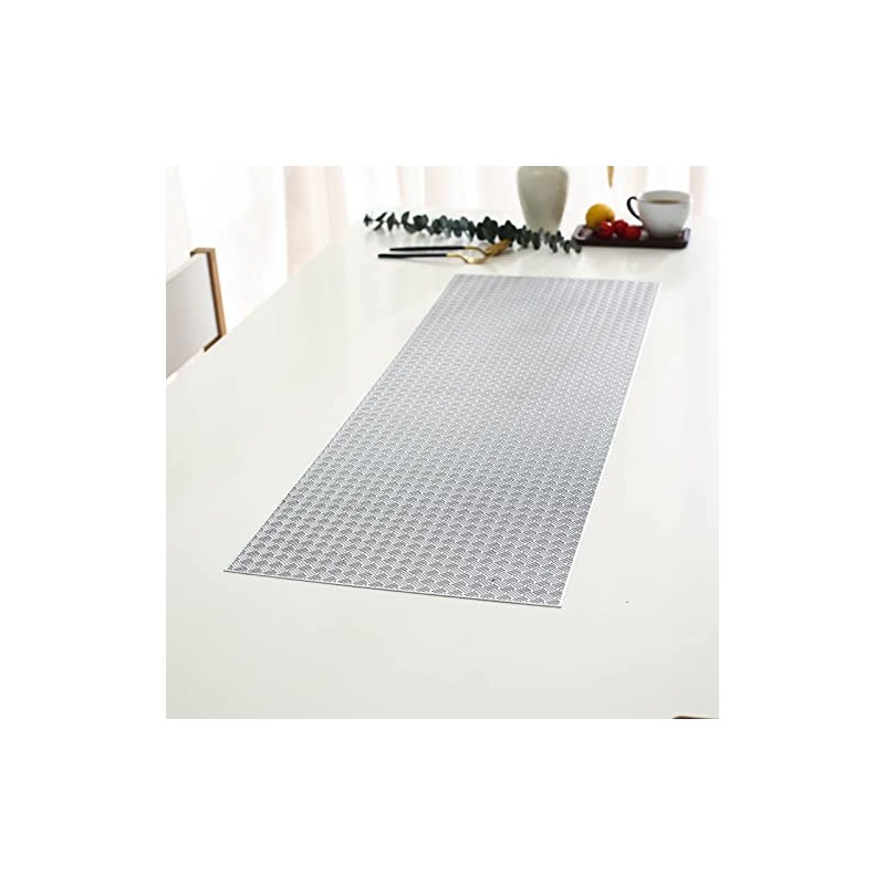 Hosoncovy Hollow Table Runner Non-slip Decorative PVC Table Mats Placemat