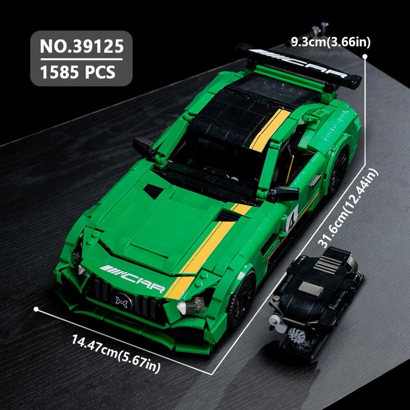 DUANT 39125 Sports Car Building Blocks Toy Adult Set, 1585