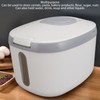 Rice Container Bug Proof Odorless Airtight Rice Box with Clear