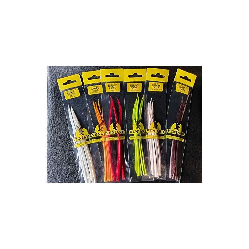 Hareline Turkey Biot Quills-Light Cahill