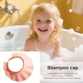 Gorro Ducha Infantil,Accesorios Baño Con Ala Ancha Ajustable | Gorro Lavacabezas y Champú,Uso En La Casa, Baño, Barbería, Cuidado De Ancianos, Spa, Vi