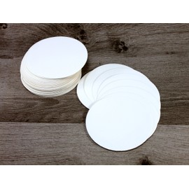 eSplanade Disposable Coaster with Thick Paper for Bar, Hotel, Restaurant Purpose & Parties (Set of 100) 9.5 cm (3.5 Inch) Beige
