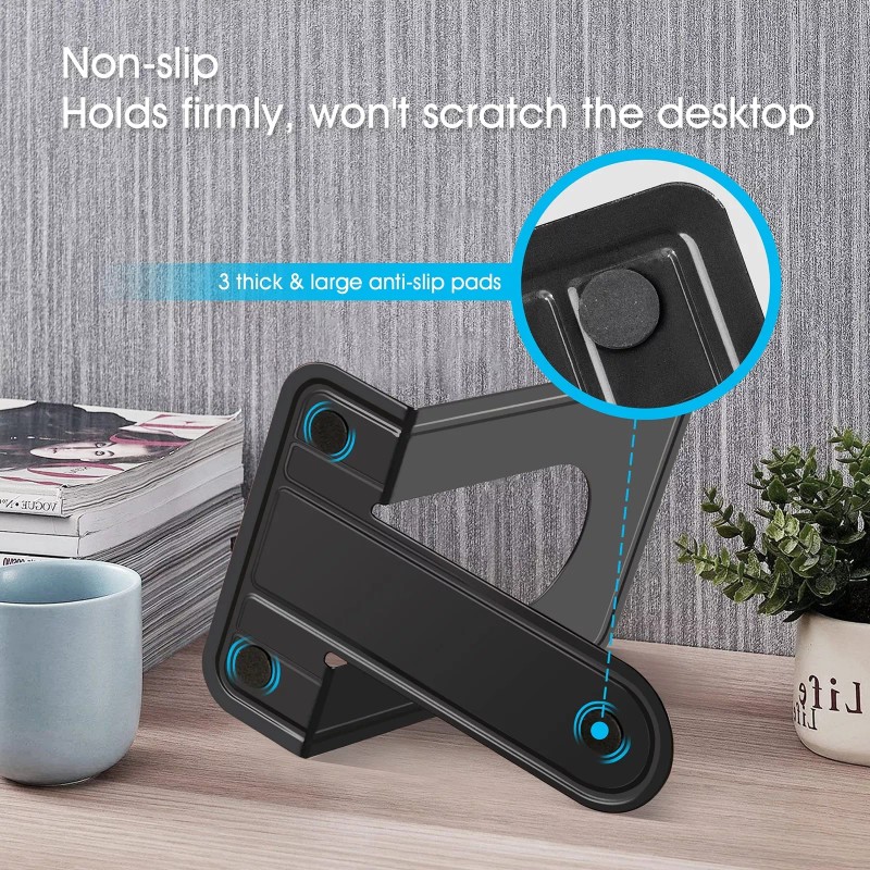 HappyHapi Bookends, 28pcs Metal Bookends, Black Book Ends Holder, Book