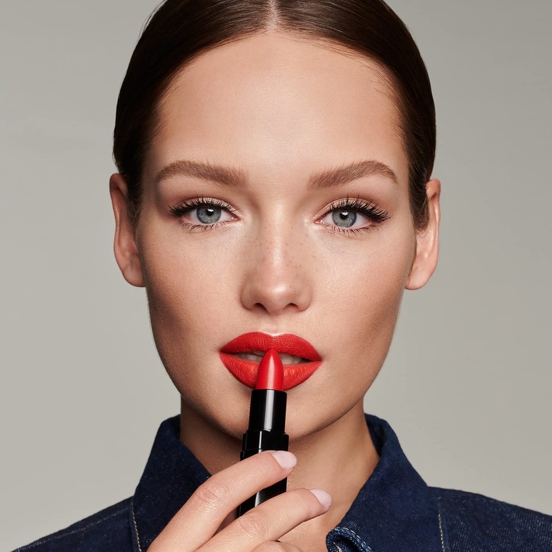 Inglot Lipstick Matte, Klassischer Matter Lippenstift, Angereichert mit Vitamin E,