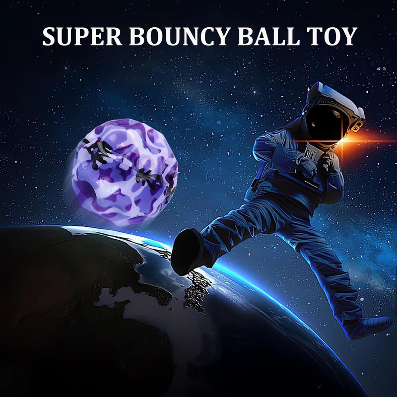 Moon Ball, Extreme High Bouncing Ball Moon Shape, Improve Hand-Eye