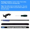 DOBEN Carbon Fiber Christmas Light Pole Hanger Tool Tree, 4.7