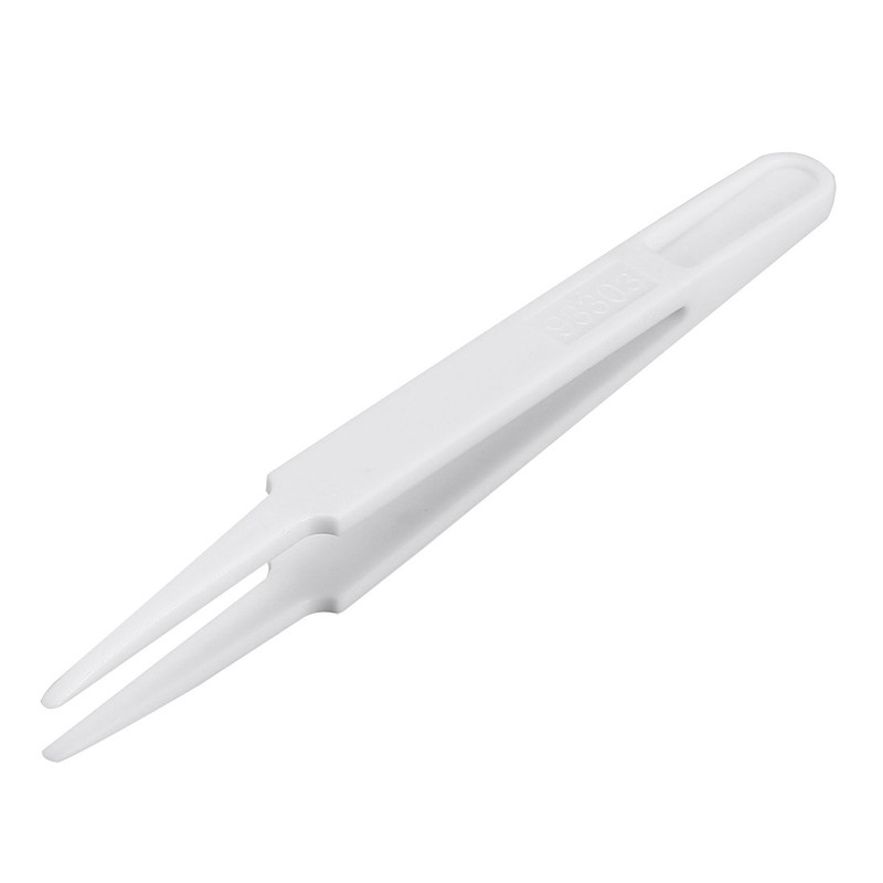 Sourcingmap Soft Plastic Anti-Static Tweezers, Precision Point Tip for Craft