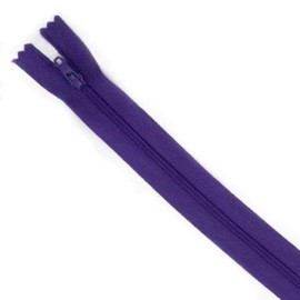 Plush Addict No.3 Close Ended Strong Nylon Zip Fastener for Sewing, Crafts, Clothing and Accessories - Purple - 16" / 41cm