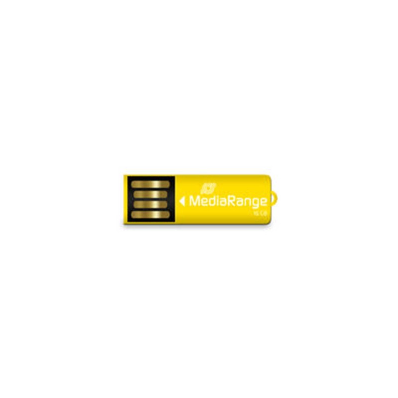 MediaRange MR976 USB Nano Stick 16GB Clip with Office Clip