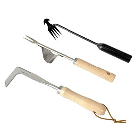 Weeding Tool Crevice Weeding Digger Tool Farm Transplanting Dandelion Puller Paving Brick Moss Removal Weeder for Lawn Edger, Driveway, Garden (3 Packs)