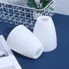 SEWACC 2pcs Plastic Lamp Shade Replacement E14 Lampshade Cover White