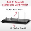 Acrylic Display Case Box for Baseball and Cards, Dual Baseball