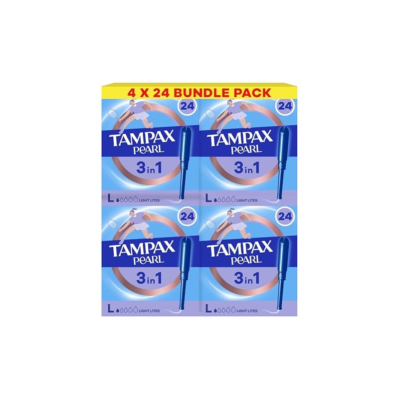 Tampax Pearl Light 4x24