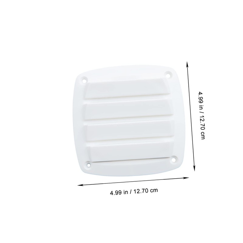 Mipcase Square Vent Cover Louvered for Boats and Rvs Design