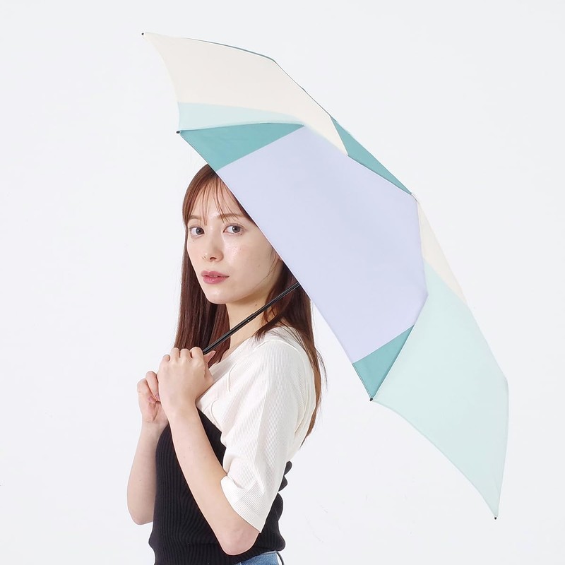 Nifty Colors 1710GR Folding Umbrella, Panel Color Slender Mini